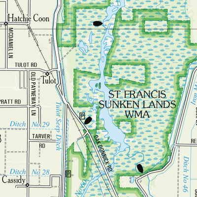 Arkansas Atlas & Gazetteer Page 53 Preview 3