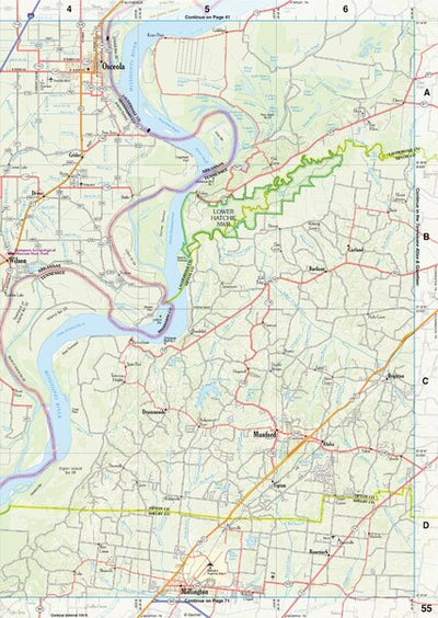 Arkansas Atlas & Gazetteer Page 55 Preview 1