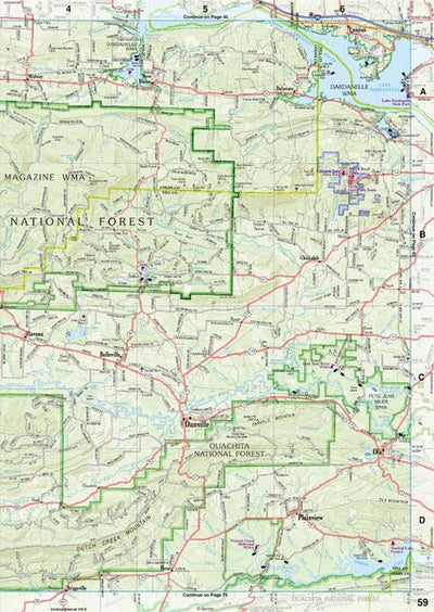 Arkansas Atlas & Gazetteer Page 59 Preview 1