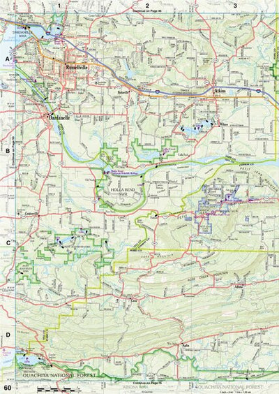 Arkansas Atlas & Gazetteer Page 60 Preview 1
