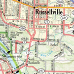 Arkansas Atlas & Gazetteer Page 60 Preview 3