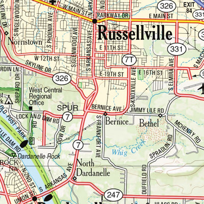 Arkansas Atlas & Gazetteer Page 60 Preview 3