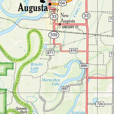 Arkansas Atlas & Gazetteer Page 67 Preview 3