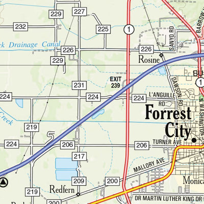 Arkansas Atlas & Gazetteer Page 68 Preview 3