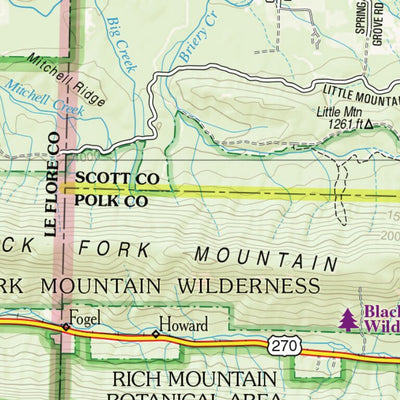 Arkansas Atlas & Gazetteer Page 72 Preview 2