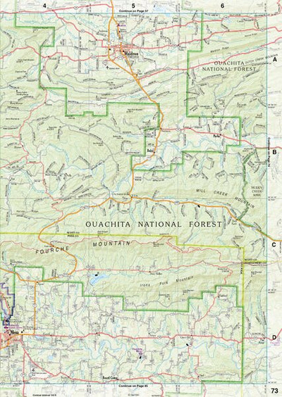 Arkansas Atlas & Gazetteer Page 73 Preview 1