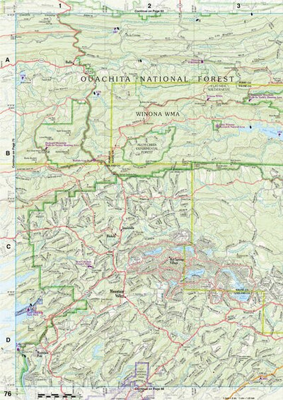 Arkansas Atlas & Gazetteer Page 76 Preview 1