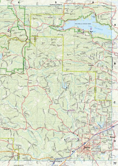 Arkansas Atlas & Gazetteer Page 77 Preview 1