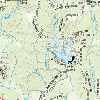 Arkansas Atlas & Gazetteer Page 77 Preview 2