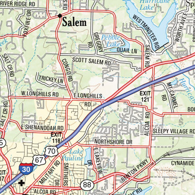Arkansas Atlas & Gazetteer Page 77 Preview 3