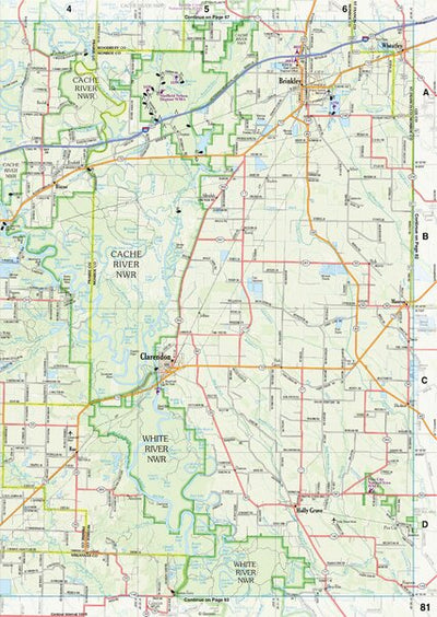 Arkansas Atlas & Gazetteer Page 81 Preview 1