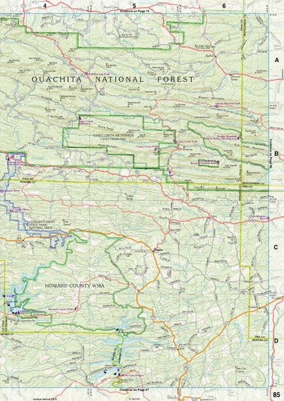Arkansas Atlas & Gazetteer Page 85 Preview 1