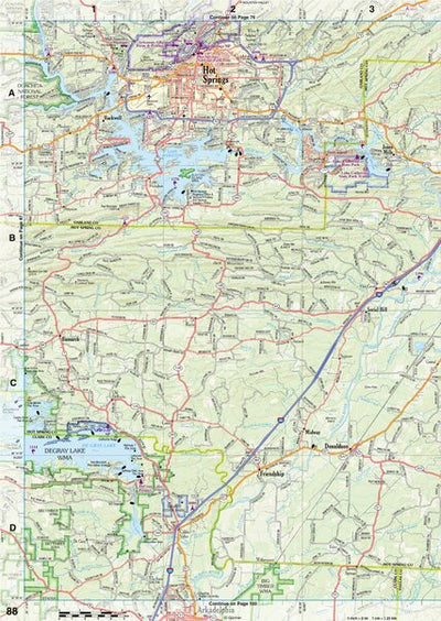 Arkansas Atlas & Gazetteer Page 88 Preview 1