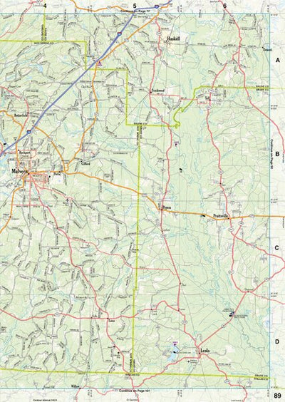 Arkansas Atlas & Gazetteer Page 89 Preview 1