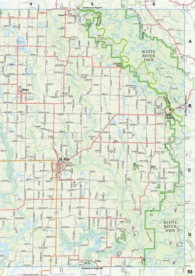 Arkansas Atlas & Gazetteer Page 93 Preview 1