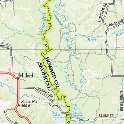 Arkansas Atlas & Gazetteer Page 97 Preview 2