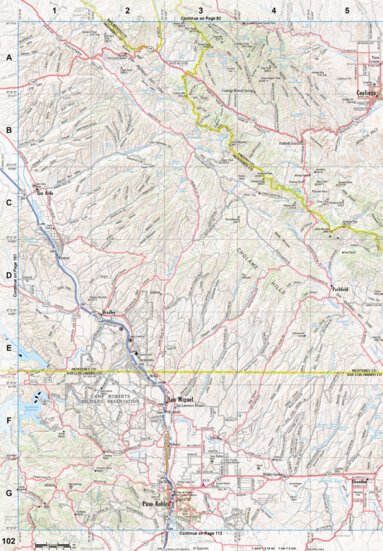 Garmin California Atlas & Gazetteer Page 102 digital map