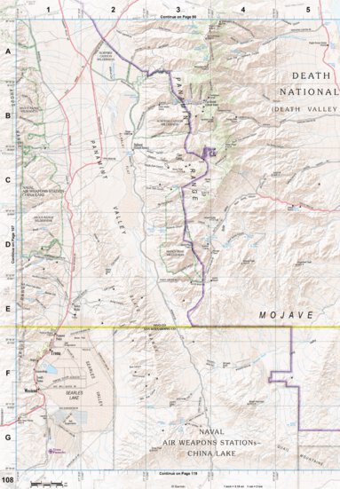 Garmin California Atlas & Gazetteer Page 108 digital map