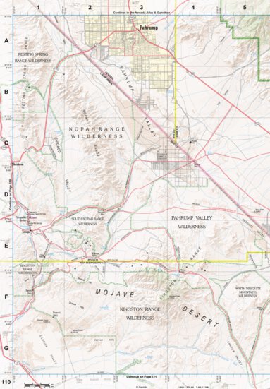 Garmin California Atlas & Gazetteer Page 110 digital map