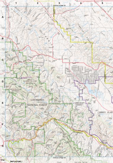 Garmin California Atlas & Gazetteer Page 114 digital map