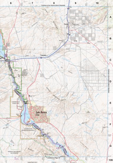 Garmin California Atlas & Gazetteer Page 135 digital map