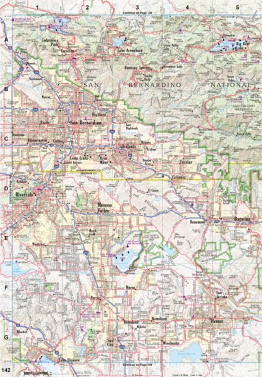 Garmin California Atlas & Gazetteer Page 142 digital map