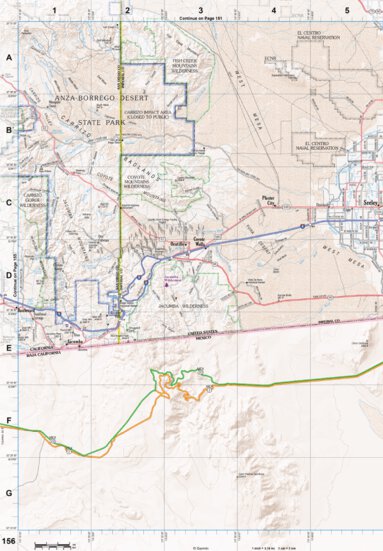Garmin California Atlas & Gazetteer Page 156 digital map