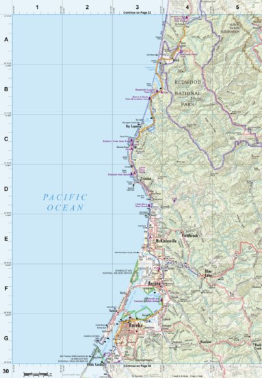 Garmin California Atlas & Gazetteer Page 30 digital map