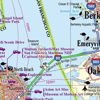 Garmin California Atlas & Gazetteer Page 71 digital map