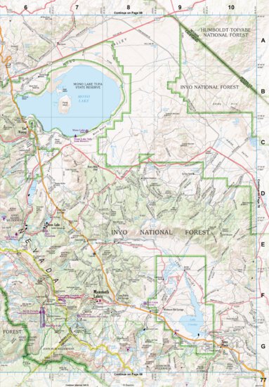 Garmin California Atlas & Gazetteer Page 77 digital map
