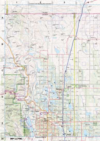 Garmin Colorado Atlas & Gazetteer Page 20 digital map