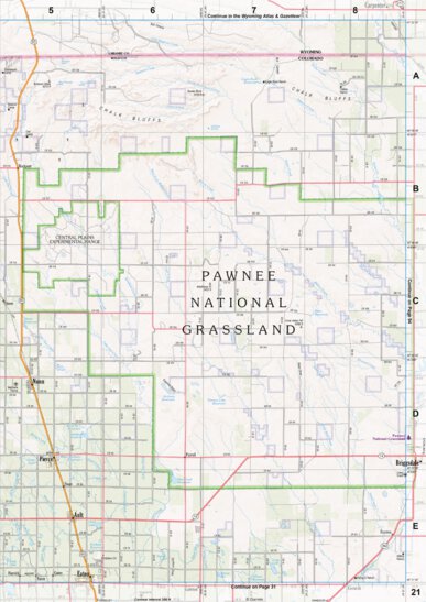 Garmin Colorado Atlas & Gazetteer Page 21 digital map