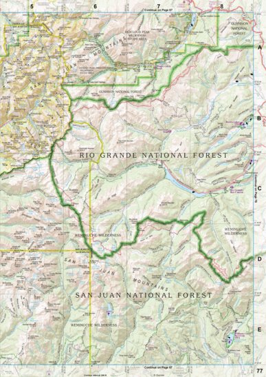 Garmin Colorado Atlas & Gazetteer Page 77 digital map