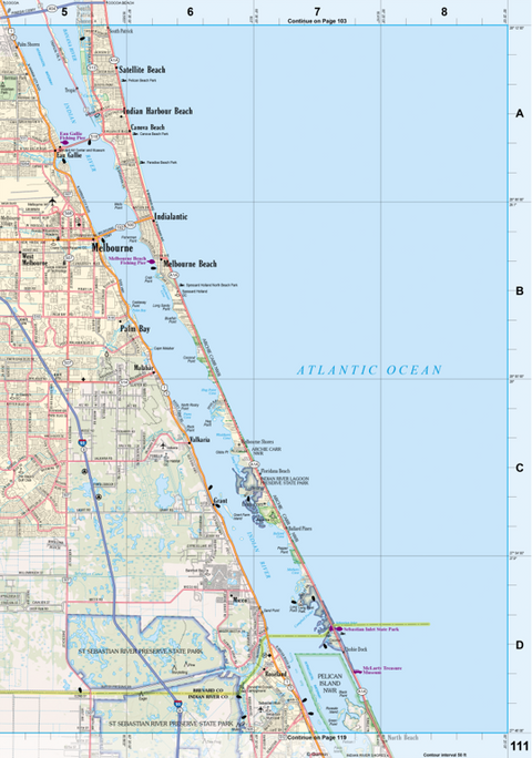 Florida Atlas & Gazetteer Page 111 Preview 1