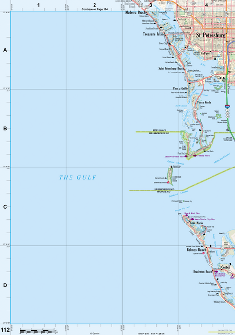 Florida Atlas & Gazetteer Page 112 Preview 1