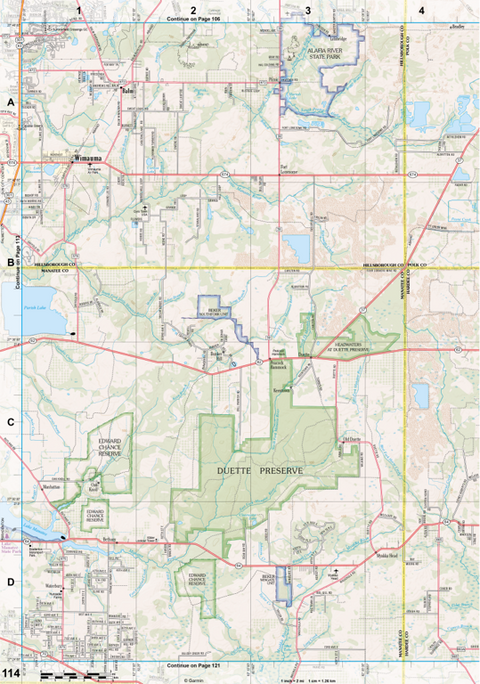 Florida Atlas & Gazetteer Page 114 Preview 1