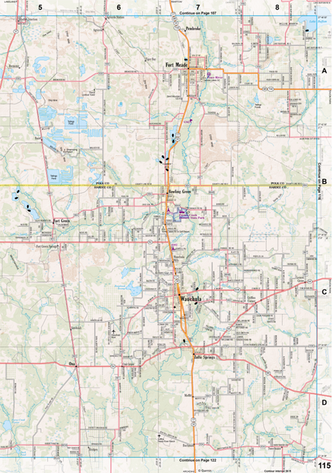 Florida Atlas & Gazetteer Page 115 Preview 1