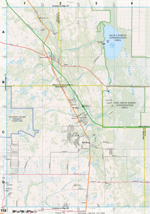 Florida Atlas & Gazetteer Page 118 Preview 1