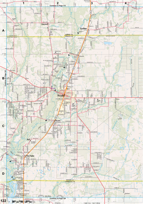 Florida Atlas & Gazetteer Page 122 Preview 1
