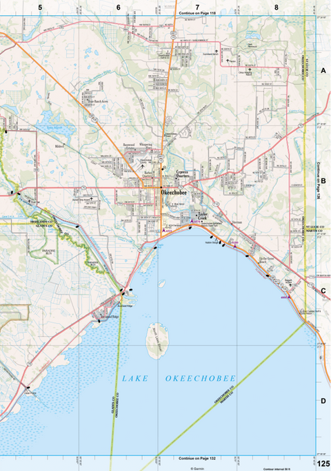 Florida Atlas & Gazetteer Page 125 Preview 1