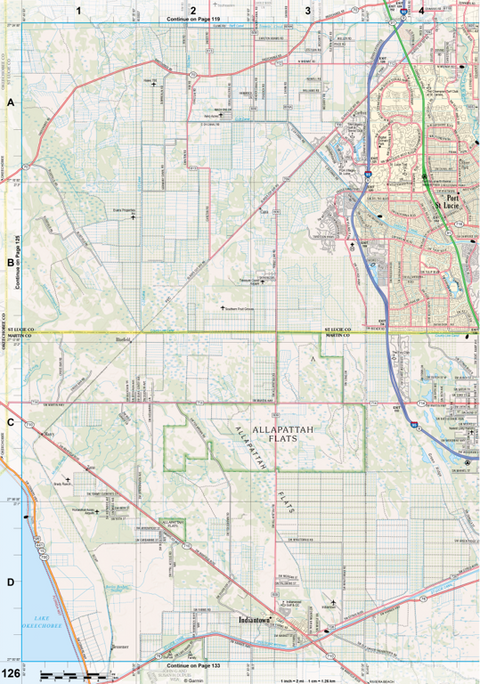 Florida Atlas & Gazetteer Page 126 Preview 1