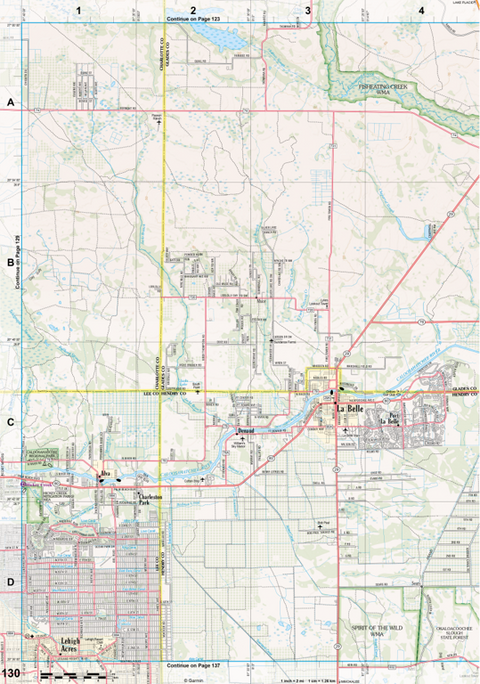 Florida Atlas & Gazetteer Page 130 Preview 1