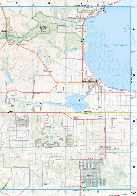 Florida Atlas & Gazetteer Page 131 Preview 1