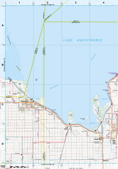 Florida Atlas & Gazetteer Page 132 Preview 1