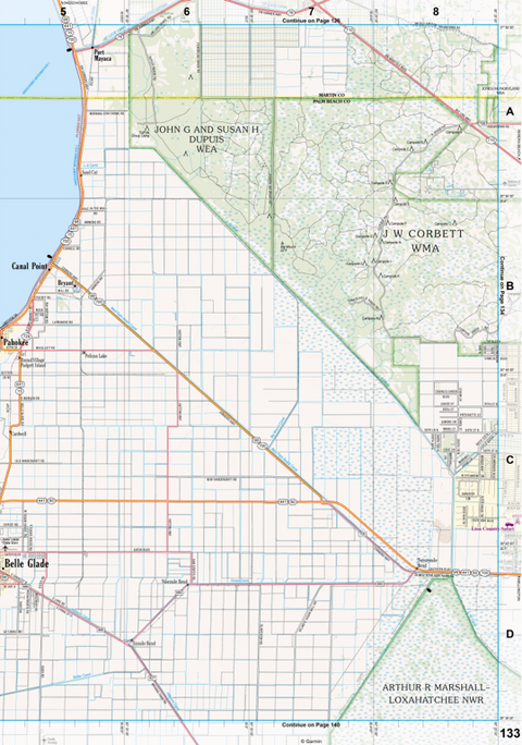 Florida Atlas & Gazetteer Page 133 Preview 1