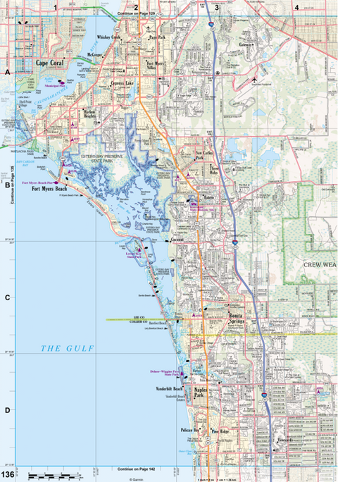 Florida Atlas & Gazetteer Page 136 Preview 1