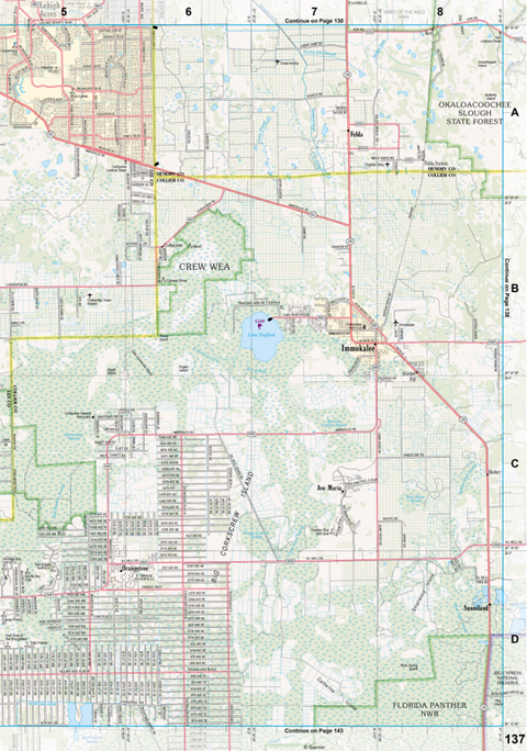 Florida Atlas & Gazetteer Page 137 Preview 1