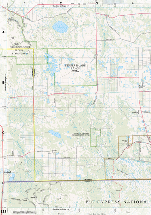 Florida Atlas & Gazetteer Page 138 Preview 1