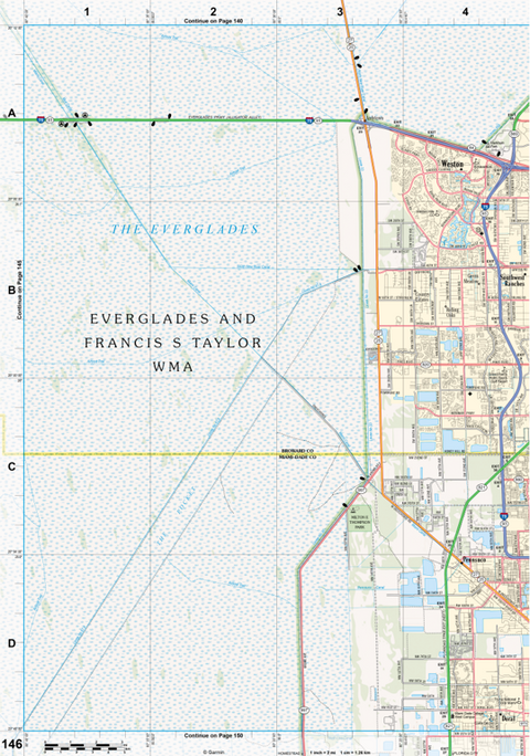 Florida Atlas & Gazetteer Page 146 Preview 1