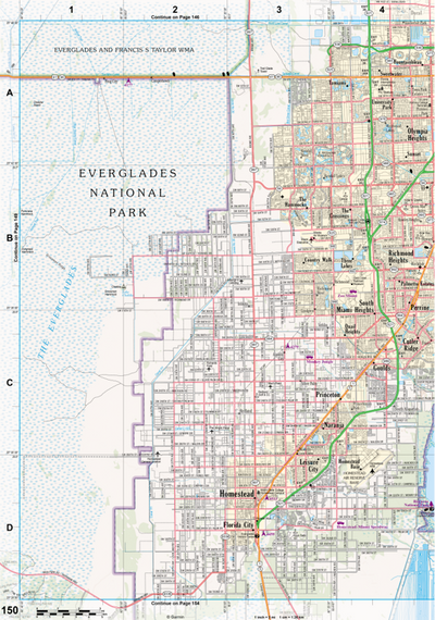 Florida Atlas & Gazetteer Page 150 Preview 1
